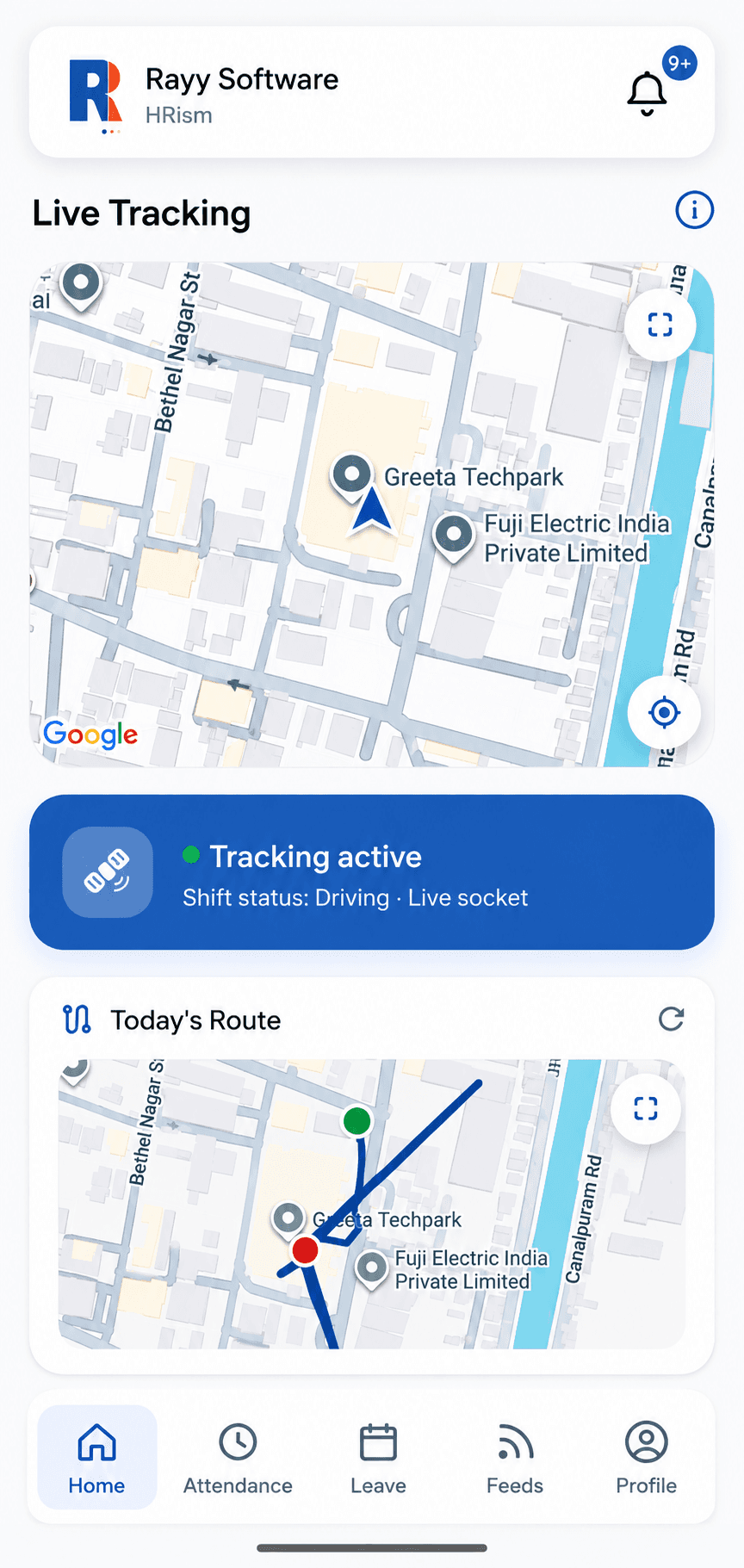 Live Tracking